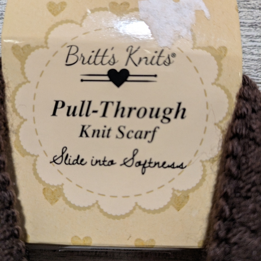britts Knits Brown Knit Scarf - Picture 6 of 6